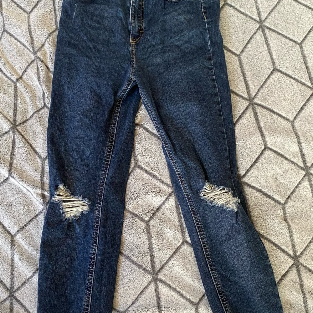 Wild Fable Blue Skinny Distressed Jeans